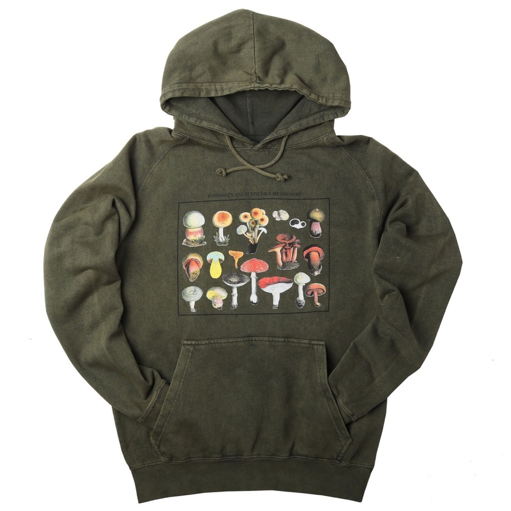 🍄 Altru Mushroom Species Relaxed Fit Hoodie Sweatshirt L